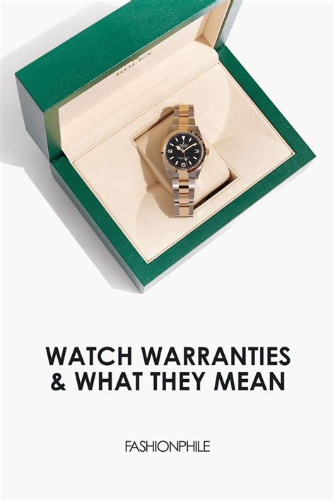 luxury watch warranty renewal